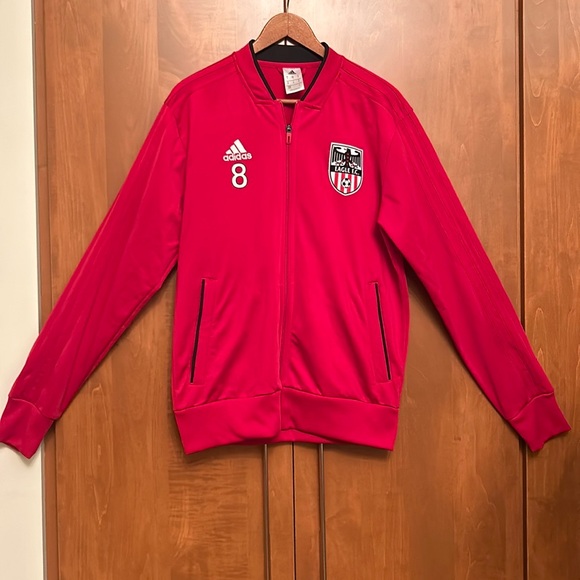 ⚽️ Men’s Adidas, soccer club warm-up jacket, Eagles FC (football club), size M - Picture 2 of 8